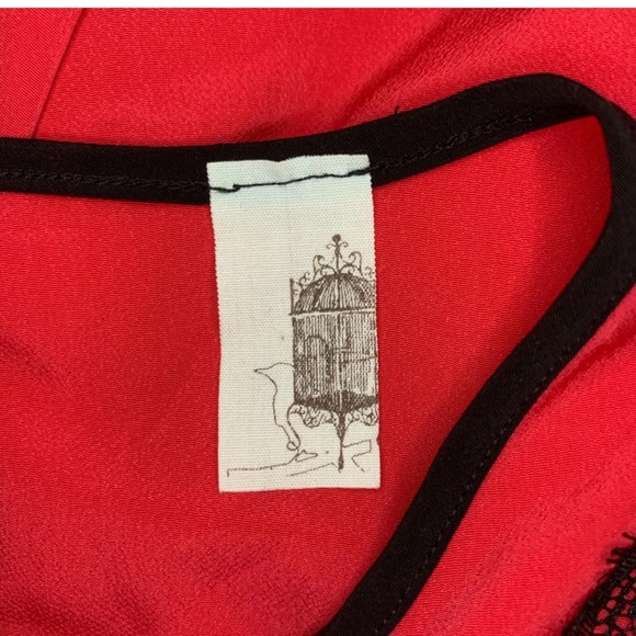 ANTHROPOLOGIE Lace Sleeveless Keyhole Back Dress - Picture 5 of 6